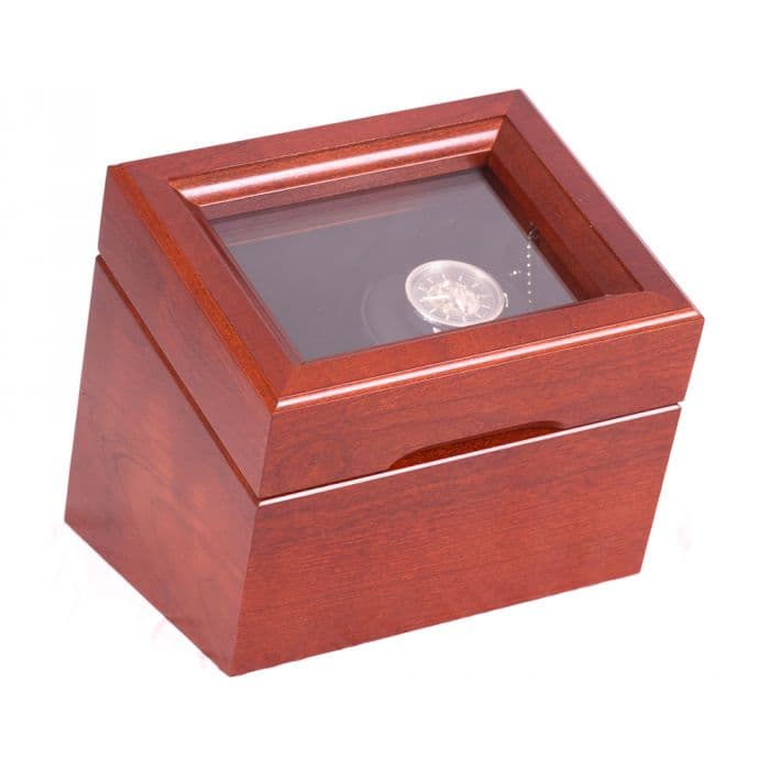 American Chest Brigadier Single Watch Winder - Cherrywood