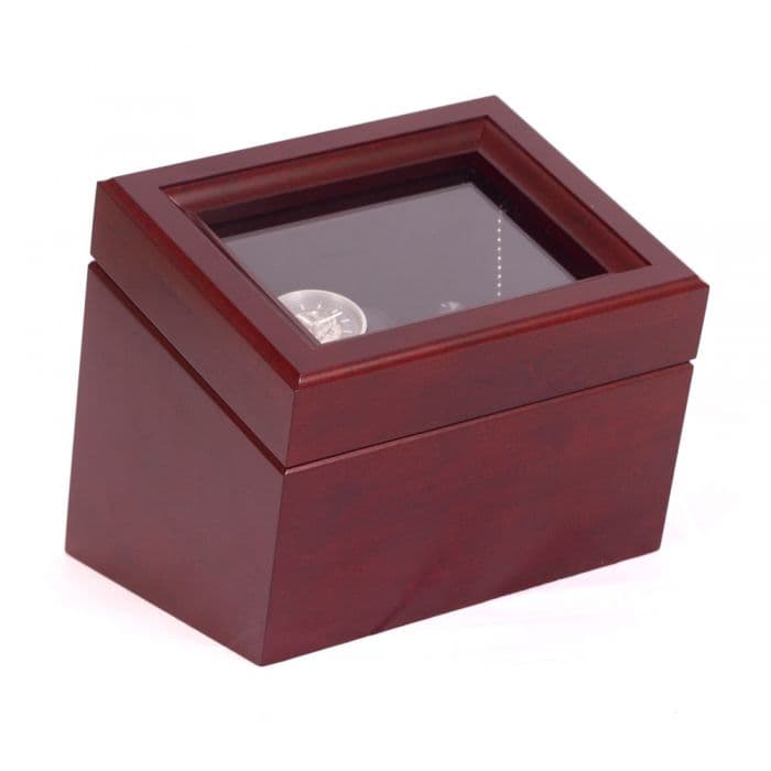 American Chest Brigadier Single Watch Winder - Mahogany