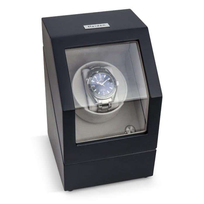 Heiden Battery Powered Single Watch Winder - Matte Black