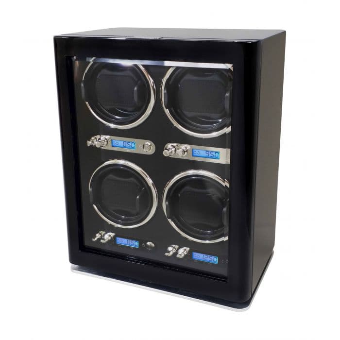 Heiden Nova Quad Watch Winder - Black